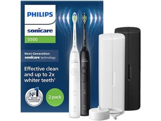 Philips Sonicare 5500 Series Elektrische Tandenborstels Wit & Zwart voor €99