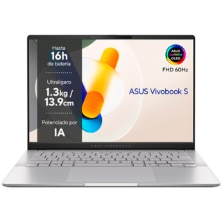 Portátil Asus VivoBook S 14 OLED M5406WA AMD Ryzen AI 9 HX 370 32GB 1TB 14" OLED W11H