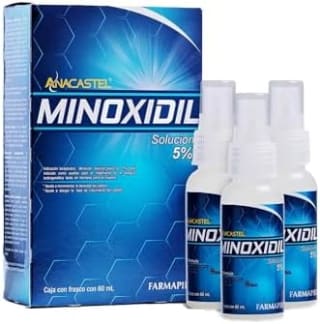 Anacastel Minoxidil 5% Spray 3 Pack (180 ml) por $379 en Amazon