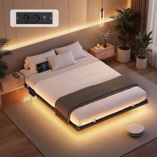 VASAGLE Lit Flottant 140 x 190 cm pour 67,19€ chez Amazon