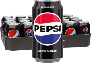 Pepsi Zero Sugar 24 x 330 ml blikjes voor €15,49 bij Bol