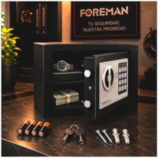 FOREMAN Caja de Seguridad con Teclado Digital y Llave por $279 en Amazon