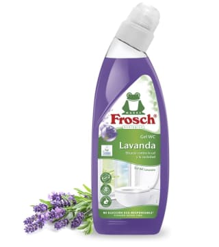 Frosch gel wc ecológico de lavanda limpiador de cal y residuos 750 ml por 1,94€