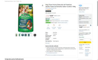 Croquetas Dog Chow Purina Selección de Proteínas 10kg por $339 | Amazon