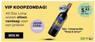 25% korting op All Day Long wijnen bij Neleman
