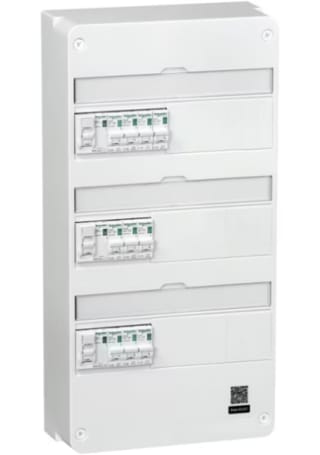 Tableau monté câblé 3 rangées 39 modules T3/T4/T5 à 369€