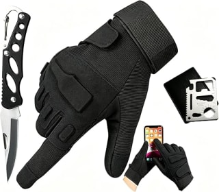 BLIMEXOTAGE Guantes tácticos con dedos táctiles por $169 en Amazon