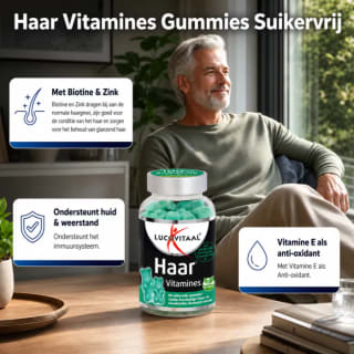 Haar Vitamines Gummies Suikervrij voor €5,99 bij Lucovitaal