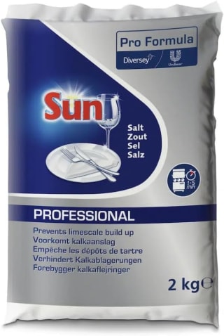 Sun Professionnel Sel Régénérant 2 kg pour lave-vaisselle à 2,93€ chez Amazon