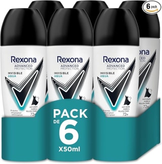Rexona Advanced Protection Desodorante antitranspirante Roll-On (6 x 50 ml)