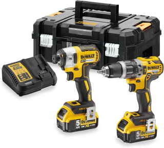 Kit Perceuse DCD796 + Visseuse à Impact DCF887 DEWALT à 249,92€