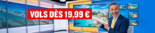 Vols Ryanair dès 19,99€ chez Ryanair