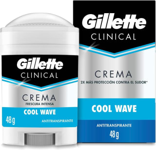 Gillette Antitranspirante Clinical Creme Cool Wave 48g por $62 en Amazon