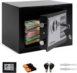 FOREMAN Caja de Seguridad con Teclado Digital y Llave por $289 en Amazon