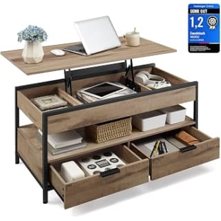 VASAGLE Mesa de Centro LCT205K50 por 67,33€ en Amazon