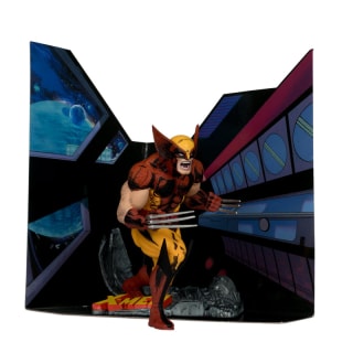 McFarlane Wolverine Figura X-Men con Escena, Base y Tarjeta Coleccionable a 19.99€