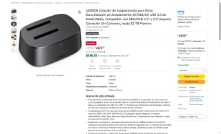 Estación de Acoplamiento UGREEN Dual por $469 | Oferta Amazon