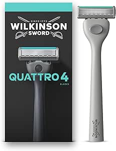 Wilkinson Sword Quattro Men’s Razor 4-Blade £3.75 (Subscribe & Save £3.19