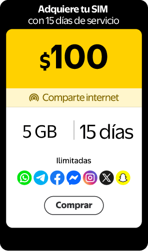 SIM y eSIM desde $100 en Bait