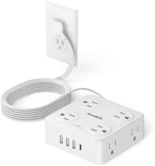 SMALLRT Regleta Multicontacto 1.98m por $289 en Amazon
