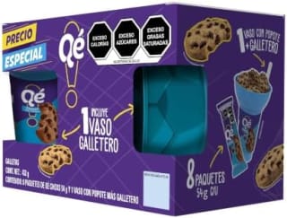 Qé Galletas Pack Futbolero 432g por $74 en Amazon