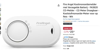 Fire Angel FA3820 voor €25,61 bij Amazon