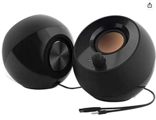 Creative Labs Pebble 4.4W Negro altavoz - Altavoces (2.0 canales, Alámbrico, 3,5 mm,