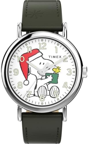 Timex Analógico Cuarzo Reloj Snoopy Weekender con Correa de Cuero por 73.68€