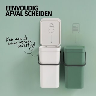 Brabantia Sort & Go prullenbak 6 liter voor €11,80 bij Amazon