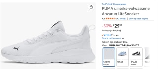 PUMA Sportschoen 'Anzarun Lite' voor €29,90 bij Amazon