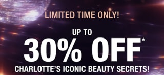 Tot 30% korting op de sale bij charlottetilbury