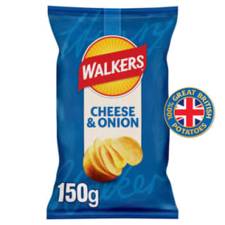 Walkers Cheese & Onion Sharing Crisps 150g for £1 at Asda