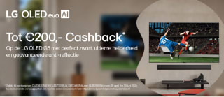 tot €200,- cashback bij aankoop van een LG OLED G5