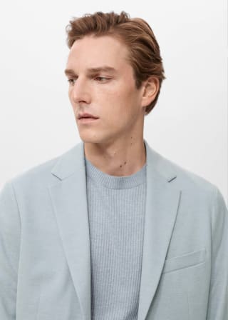 Americana Verner slim fit algodón por 13,99€ en Mango Outlet