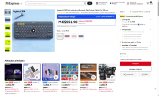 Teclado Logitech K380 Inalámbrico por $557 | AliExpress