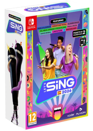 Videojuego Let´s Sing 2026 + 2 micros Nintendo Switch por 24.90€