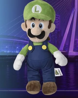 Luigi knuffel 30 cm voor €1 (Rotterdam)