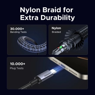 UGREEN PD60W cable USB-C a USB-C (pack de 2x2m) por $47 en AliExpress