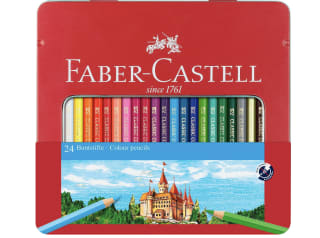 Lápices de Colores Hexagonales Faber-Castell Caja de 24 Unidades por 15,10€