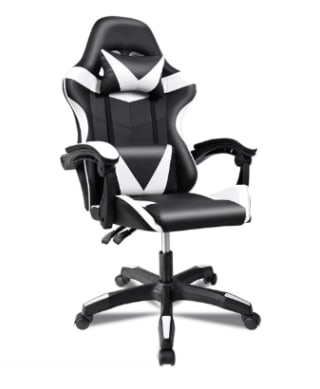 T-Lovendo - Silla Gaming con Cojín Lumbar y Cervical, Ergonómica por 45.24€