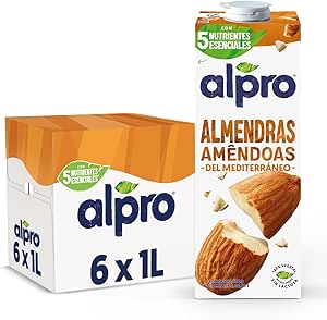 Alpro Bebida Almendras 2 Pack 6x1L por 16,50€