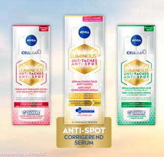 NIVEA Luminous serums 100% terugbetaald bij Kruidvat
