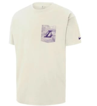 Camiseta para Hombre Nike Los Angeles Lakers Max90 Courtside Sail por 12€