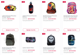 Hasta 80% de Ahorro en Mochilas | DelSol
