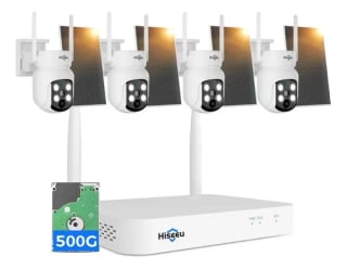 Kit de 4 cámaras solares 4MP 500GB por $4,290 | Mercado Libre