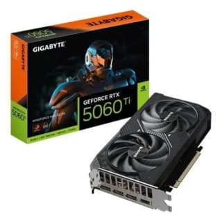 Tarjeta Gráfica GIGABYTE GeForce RTX 5060 Ti WINDFORCE MAX OC 8GB GDDR7 por 359.90€