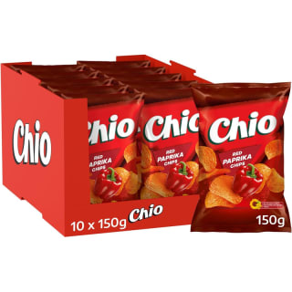 Patatas Fritas Chio Chips Red Paprika 10 x 150 g por 4.99€