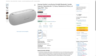 Harman Kardon Luna Gris por $1,789 | Amazon