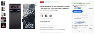 Nubia Z80 Ultra 512GB por $12,495 | Walmart