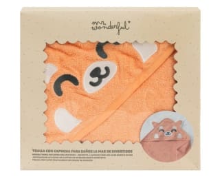 Mr.Wonderful Toalla con capucha para bebés panda rojo por 11.45€.